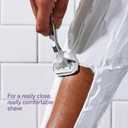 Flamingo Razors for Women, 1 Razor (Polished Chrome) Handle and 1 Razor Blade Refill