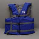Stearns Adult Life Vest, USCG Approved Type III Life Jacket, PFD for Boating, Swimming, Watersports, & More, Standard & Oversized Fits (Blue)