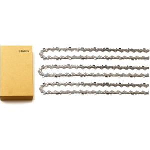 3 tallox 16 inch chainsaw chains 3/8 LP .043 Inch 56 drive links fits Husqvarna, Poulan