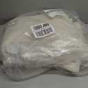 LEEVAN Washable Area Rug 4x6, Hand-Woven Cotton Living Room Rug, White Braided Bedroom Rugs, Farmhouse Indoor/Outdoor Floor Carpet for Patio, Nursery, Office, Playroom, Dining Room (Cream)