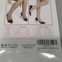 3 x comeondear Womens Sexy Black Fishnet Thigh High Stockings Solid Top (Black)