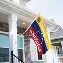 2 x Probsin I Stand With Venezuela Flag 3x5 Ft Free Venezuela Flags Freedom Support Pray for Venezuela Party Supplies Hanging Poster for Indoor Outdoor Room Welcome Parade Photo Backdrop