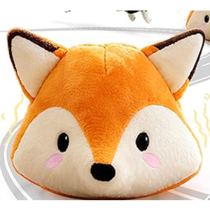 VYsTN Interactive Fox Puppy Toy for Anxiety & Boredom Relief Automatic Self Moving, Bouncing & Vibrating with Sound for Mental Stimulation | Rechargeable & Chew Resistant for All Breed Sizes