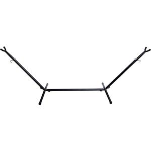 Heavy Duty Adjustable Steel Hammock Stand, 9-Foot, 450-Pound Capacity, Weather Resistant, Easy to Assemble (Black)