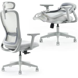 Tervo Model Y | Folding Office Chair for Small Spaces | Gaming Chair for Adults & Kids | Ergonomic Mesh Computer Chair | Foldable Desk Chair Home Work |, Oversized