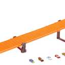 Hot Wheels Super 6-Lane Raceway & 6 1:64 Scale Toy Cars