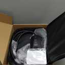 Carbon Fiber Level 1&2 Portable EV Charger, 8-16A Adjustable Current/Timer/Smart Display, NEMA 6-20 & 5-15 Plug, 16FT EV Charging Cable, J1772 Electric Car Charging Cord for All SEA J1772 EVs/PHEVs