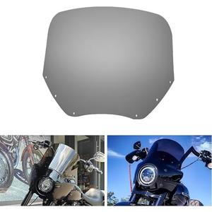 FATECIM 11" Smoke Windscreen Windshield Fits For FATECIM 6021 6024