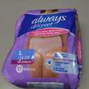 Always Discreet Adult Diapers for Women, Incontinence Underwear, Postpartum Essentials, Disposable Briefs, Max Absorbency, Bladder Leak Protection, Large, 17ct