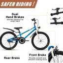 Glerc Fantacy Kids Bike, 12-20 Inch Children Bicycle for 2-13 Years Old Boys Girls, Kids Bicycle with Water Bottle Holder & Headlight & Training Wheels, Multiple Colors