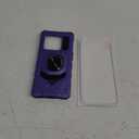 for Boost Summit 5G Phone Case with Tempered Glass Screen Protector,Military Grade Heavy Duty Shockproof Protective Cover,with Ring Kickstand (Boost Summit 5G,Purple)