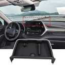 LLKUANG Behind Screen Storage Box Custom Compatible with Toyota Grand Highlander 2024+ Center Console Organizer Tray Dashboard Storage Box Tray,Navigation Screen Rear Insert Auxiliary Storage Tray