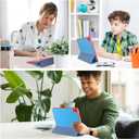 ProCase for iPad (A16) 11th Gen 11 inch 2025/10th Generation 10.9 inch 2022 Case with Pencil Holder, Full Camera Protection Slim Case with Soft TPU Back Cover -Redblue