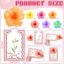 Zeyune 24 Pcs/12 Set Graduation Teacher Gifts Bulk Teaching Is a Work of Heart Set Flower Hair Clips with Appreciation Cards for Women Thank You Gifts for Teacher Appreciation Party Favors