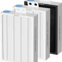 Ganteny 5-Pack Classic 500/600 Series HEPA Filter Replacement Compatible with Blueair Classic 500/600 Series Air Cleaner Purifiers 501 503 505 510 550E 555EB 601 603 605 650E Particle Filter