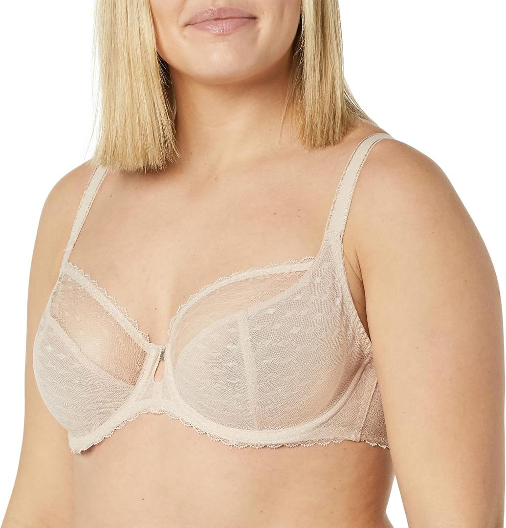 Freya Women's Signature Underwire Plunge Bra (32FF, Natural Beige)