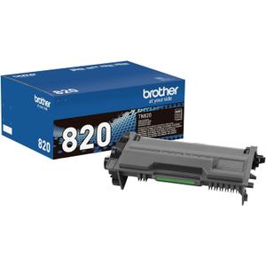 Brother Genuine Toner Cartridge, TN820, Replacement Black Toner, Page Yield Up to 3,000 Pages, Amazon Dash Replenishment Cartridge