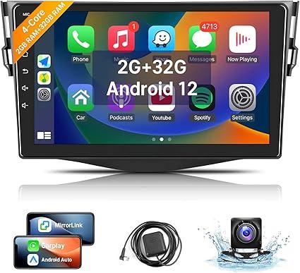 Leadfan Car Stereo for Toyota RAV4 2006-2012 Radio with Wireless Carplay Android Auto 9'' Touchscreen Replacement in-Dash Bluetooth WiFi GPS Navigation SWC MirrorLink Backup Camera