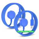 2 Pack 2025 Upgraded Apple Watch Charger USB C Cable Magnetic iWatch Charger Fast Charging Cord 3FT for Apple Watch Ultra 3/SE 3/Series 11/10/Series 9/Series 8/7/6/5/4/3/Ultra/SE/SE 2-Blue