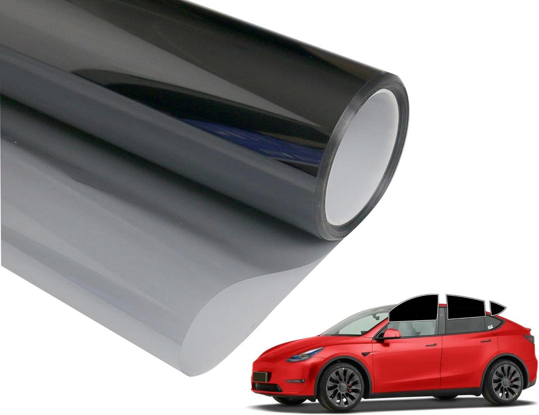 2Ply Premium Car Window Tint Film - 36" x 20ft (25% VLT), Privacy Protection, UV Block, Heat Reduction, Windshield & Sun Strips