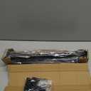 Thestoa Shower Curtain Rod Adjustable 30-56" with Holder, Anti-Rust Shower Rod & Spring Tension Shower Rod No Drill, Black Shower Curtain Rod for Bathroom Tension Rod