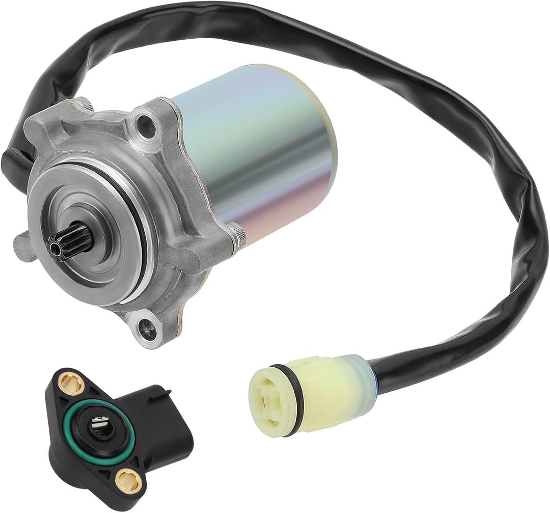 M MATI Power Shift Control Motor & Angle Sensor for Honda Recon 250 ES 2002-2023 Electric Shift Edition 31300-HM8-A51 38800-HP0-A11
