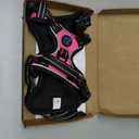 PHOEPET No Pull Dog Harnesses for Small Dogs Reflective Adjustable Front Clip Vest with Handle 2 Metal Rings 3 Buckles [Easy to Put on & Take Off](S, Pink)