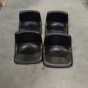 Swivel Bar Height Stools Set of 4 Adjustable Barstools