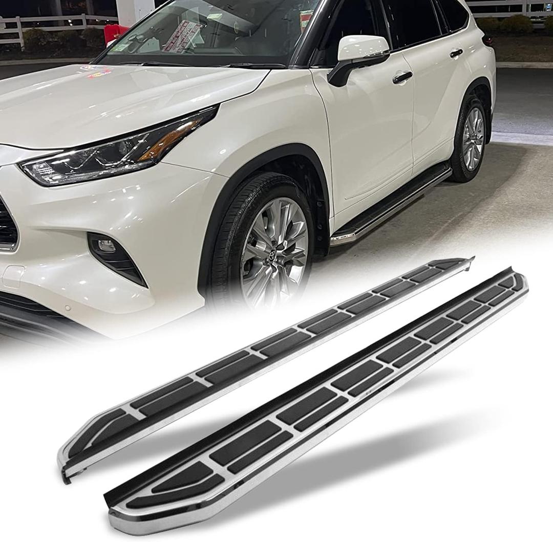 Snailfly Fit for 2020-2026 Toyota Highlander XU70 Running Boards Side Step Rail Board (4.17")