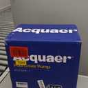 Acquaer 1/4 HP Automatic Swimming Pool Cover Pump, 2250 GPH Submersible Sump Pump with 3/4” Check Valve Adapter & 25ft Power Cord, Water Removal for Pool, Hot Tubs, Rooftops, Water Beds and more