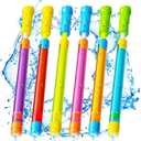 Water Gun Squirt Toys for Kids Adults: Shoot Up to 40 Feet - Outdoor Super Blaster Water Guns for Kids Age 3-4-5-8-12 Bulk - Fun Water Squirter Toy for Swimming Pool Beach Summer Outside Party Games
