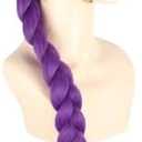 Topcosplay Female Purple Anime Cosplay Wig Halloween Carnival Party Wig