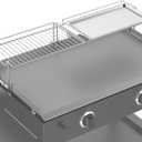 Stanbroil Griddle Warming Rack and Tray for 28" Blackstone Griddle - Foldable Cooking Grate BBQ Accessories Compatible with 28" Blackstone Griddle (Not Work with Hood)