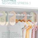 Baby Clothes Dividers For Closet - Wooden Baby Clothes Organizer Dividers for Boy & Girl, 8 Baby Closet Dividers by Size - Ideal Clothing Organizers