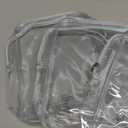 ANATTASOUL 5 Pieces Clear Cosmetics Bag PVC Zippered Clear Toiletry Carry Pouch Portable Cosmetic Makeup Bag Waterproof Makeup Bag Plastic Organizer Case for Vacation Bathroom