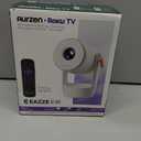 Aurzen Roku TV E1R Smart Portable Mini Projector with WiFi and Bluetooth