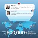 Wigoo Microfiber Car Drying Towels 36" x 24" [1300GSM Ultra-Absorbent, No Streaks & Scratches] Dual-Sided Edgeless Cleaning Towel with Twisted Loop, for Detailing, Cars, SUV, Truck(2-Size Green Set)