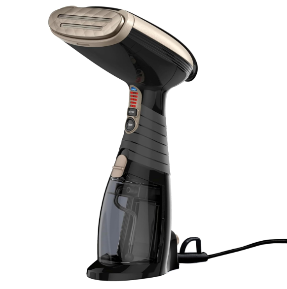 Conair Handheld Garment Steamer for Clothes, Turbo ExtremeSteam 1875W Fabric Steamer, Portable Handheld Design, Strong Penetrating Steam,  Exclusive, Black