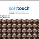 softtouch 7/8" Round Nail On Heavy Duty Felt Furniture Pads for Wood Furniture, Protect Hard Floor Surfaces from Scratches, Brown (48 Pack)