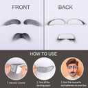 3 x Fake Mustache and Eyebrows Self Adhesive Fake Facial Hair Novelty Mustaches for Costume Halloween Party
