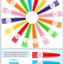 Plastic Kazoos Musical Instruments with Kazoo Flute Diaphragms for Gift, Prize and Party Favors (12-Pack)