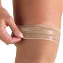 Truform Sheer Compression Stockings, 8-15 mmHg, Women's Thigh High Length, 20 Denier, Beige, Medium