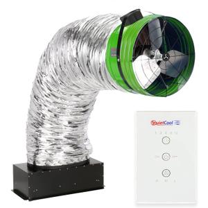 Quietcool QC ES-7000 RF Energy Saver Advanced Whole House Fan with Wireless Control - Up to 6878 CFM - As low as 164 watts - Two Speed - Covers up to 3,439 SQFT