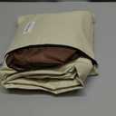 TACOMA Fountain Cover 36"D x 50"H,Outdoor 600D Heavy Duty Garden Fountains Statue Protective Cover with Drawstring, Waterproof Windproof Fountain Protector Covers for Winter (Beige & Brown)