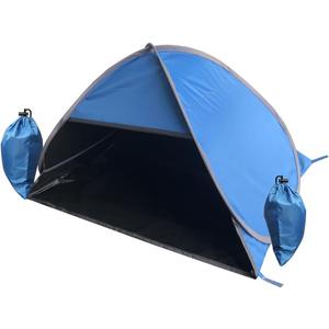 Fixable Small Pop Up Beach Tent Included Two Sand Bags,Mini Head Beach Tent Sun Shelter,Instant Dog Beach Shade for Puppy or Other Small Pets