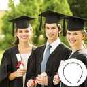 3 x ZEYER Graduation Cap Headband Insert - Secure Fit and Hair-Friendly Cap Upgrade in Black Insert Secures (1 Count (Pack of 1))