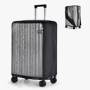 Oscaurt Luggage Cover Clear Travel Suitcase Protector - No Disassembly, Transparent PVC Luggage Protector with Zipper for 28 inch Suitcases