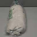 AmazerBath Boho Shower Curtain, Modern Farmhouse Shower Curtain Set with Tassels, Rustic Faux Linen Green Striped Shower Curtain with Hooks, Light Tan Toned, 30x60Inches