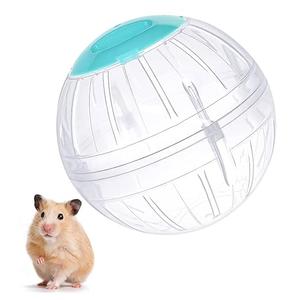 FANKUTOYS Hamster Exercise Ball, 5.7 Inch Transparent Running Wheel for Dwarf Hamsters to Reduce Boredom and Increase Activity, Blue