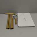 Coat Rack, L-Shaped Freestanding Metal Clothes Stand with Sintered Stone Base, Stable & Sturdy Storage for Coats, Hats, Bags, and Scarves, Ideal for Entryway, Office, and Bedroom, 15.7" x 9.8" x 67"